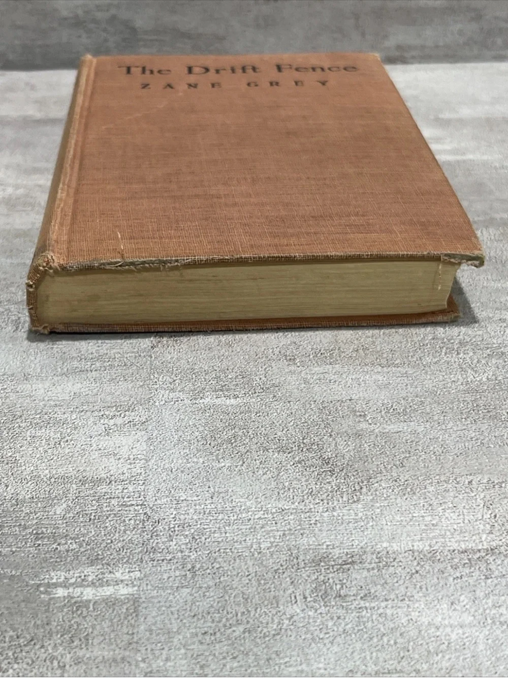 Vintage 1993 Hardcover Western Book 1st Edition by Zane Grey 'The Drift Fence'